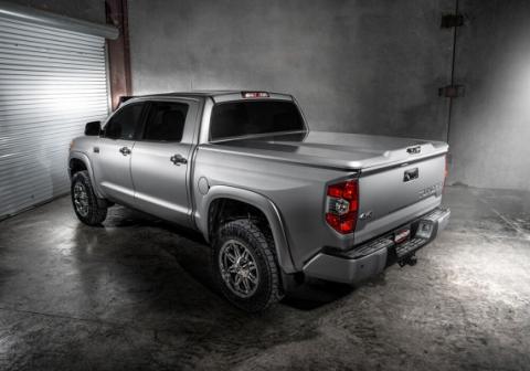 Tonneau Cover Elite LX 2018-2023 Toyota Tacoma 5 Foot Bed Crew With Deck Rail System Calvary Blue UnderCover