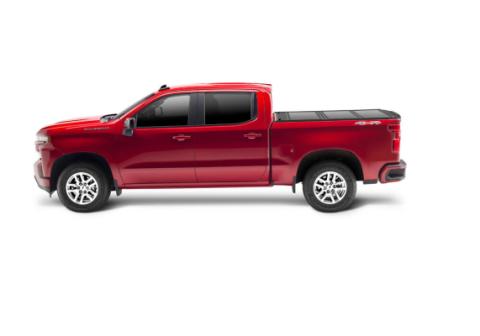 Tonneau Cover Ultra Flex 2016-2023 Toyota Tacoma 5 Foot Bed Crew Cab Without Bedside Storage Boxes Matte Black Finish UnderCover