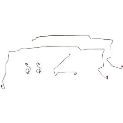 Front Brake Line Kit For 85-86 Ford Mustang V8 Stainless Fine Lines