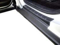 Black Trail Armor Rocker Panel And Sill Plate Covers For 2015-2020 Ford F150 Extended Cab Bushwacker
