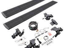 RealTruck VoltStep Electric Running Board Kit 87 Inch Protective Bedliner Coating 2019-2026 Ram 1500 Quad Cab Go Rhino
