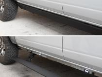 RealTruck VoltStep Electric Running Board Kit Textured Black 2023-2026 Toyota Sequoia Go Rhino