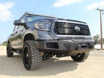BR6 Front Bumper Replacement Textured Black 2014-2021 Toyota Tundra Go Rhino