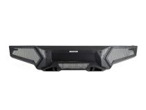 Element Front Bumper with Power Actuated Hide Away Light Bar Mount Textured Black 2019-2024 Ram 1500 Go Rhino