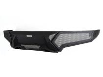 Element Front Bumper with Power Actuated Hide Away Light Bar Mount Textured Black 2019-2024 Ram 1500 Go Rhino