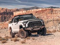 Element Front Bumper with Fixed Light Bar Mount Textured Black 2022-2025 Toyota Tundra Go Rhino
