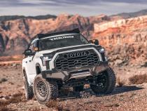 Element Front Bumper with Fixed Light Bar Mount Textured Black 2022-2025 Toyota Tundra Go Rhino