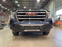 Element Front Bumper W/Power Actuated LightBar Mount Texured Black 2019-2022 Silverado/Sierra 1500 Go Rhino