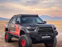 Element Front Bumper with Power Actuated Hide Away Light Bar Mount Textured Black 2016-2023 Toyota Tacoma Go Rhino