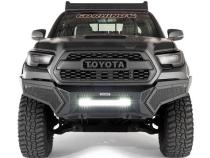 Element Front Bumper with Power Actuated Hide Away Light Bar Mount Textured Black 2016-2023 Toyota Tacoma Go Rhino
