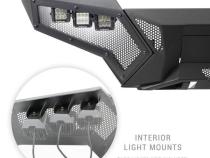 Element Front Bumper with Power Actuated Hide Away Light Bar Mount Textured Black 2016-2023 Toyota Tacoma Go Rhino