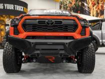 Element Frt Bumper W/Power Actuated Light Bar Mount TextBlack 2024-2026 Toyota Tacoma Go Rhino