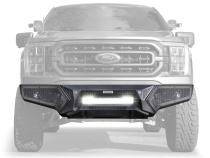 Element Front Bumper with Power Actuated Hide Away Light Bar Mount Textured Black 2021-2023 Ford F-150 Go Rhino