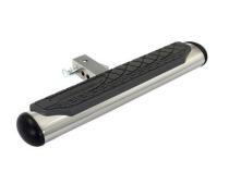4 Inch Oval Hitch Step Polished Stainless Steel Go Rhino