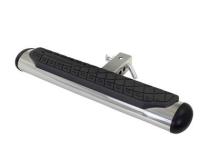 4 Inch Oval Hitch Step Polished Stainless Steel Go Rhino