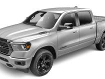 Oe Style Color Matched Billet Silver Metallic 4-Piece Fender Flare Set For 20-22 Ram 1500 Will Not Fit Rebel And Trx Models Bushwacker