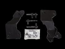 RC4LR &amp;amp; RC3 LR Mounting Brackets Only Textured Black 2016-2018 Silverado 1500 Go Rhino