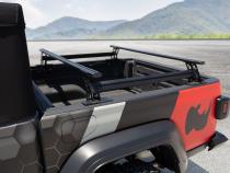 XRS Cross Bars 37 3/4 Inch Side Rail Accessory Kit Textured Black Go Rhino
