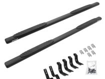 4 Inch OE Xtreme SideSteps With Mounting Bracket Kit Textured Black 2007-2013 Silverado/Sierra 1500/2500 HD Go Rhino