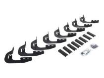 RB10/RB20 Running Boards Mounting Brackets Only Textured Black 2014-2018 Silverado/Sierra 1500/2500 HD Go Rhino