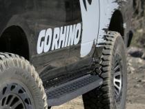 RB20 Running Boards With Mounting Brackets Protective Bedliner Coating 2015-2018 Ram 1500 Extended Cab Go Rhino