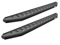 RB20 Running Boards With Mounting Brackets &amp;amp; 2 Pairs of Drop Steps Kit Protective Bedliner Coating 2019-2026 Ram 1500 Go Rhino