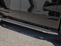RB10 Slim Line Running Boards With Mounting Brackets Angled Protective Bedliner Coating 2019-2026 Ram 1500 Go Rhino