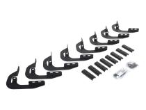 RB20 Running Boards Complete Kit: RB20 Running board + Brackets + 2 pair RB20 Drop Steps Protective Bedliner coating 2023-2026 Toyota Sequoia Go Rhino