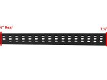 RB20 Running Boards Complete Kit Textured Black: RB20 Running board + Brackets Protective Bedliner coating 2023-2026 Toyota Sequoia Go Rhino