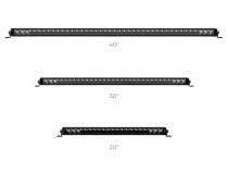 Go Rhino Blackout Series Lights 39.5 Inch Single Row LED Light Bar Black Go Rhino
