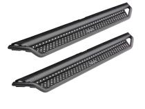 Dominator Xtreme D1 SideSteps With Mounting Bracket Kit Textured Black 2017-2025 Ford F-250/F-350 Go Rhino