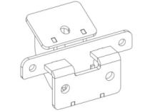Dominator Xtreme D1,,D2, D6, DSS, DT Side Steps Mounting Brackets Only Textured Black 2021-2025 Ford Bronco Go Rhino