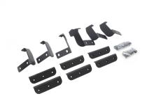Dominator Xtreme D6 SideSteps With Mounting Bracket Kit Textured Black 2022-2026 Toyota Tundra Go Rhino