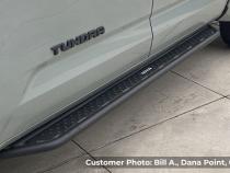 Dominator Xtreme D6 SideSteps With Mounting Bracket Kit Textured Black 2022-2026 Toyota Tundra Go Rhino