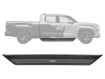 Dominator Xtreme D6 SideSteps With Mounting Bracket Kit Textured Black 2022-2026 Toyota Tundra Go Rhino