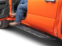 Dominator Xtreme D6 Side Steps with Frame Mounting Bracket Kit Double Cab Only Textured Black 2024-2026 Toyota Tacoma Go Rhino