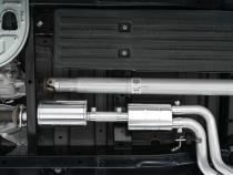 3 Inch Cat Back Exhaust System Pre-Axle Dual Outlet T304 Stainless Steel Street Version For 15-20 Ford F-150 MBRP