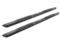 V3 Series Aluminum 5 Inch Elipse Side Steps with Mounting Brackets Textured Black 2005-2026 Nissan Frontier Go Rhino