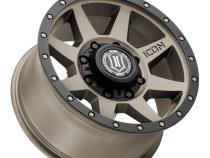 Rebound HD 17 X 8.5 / 8 X 170 6MM Offset 5 Inch Backspace Bronze, ICON Alloys