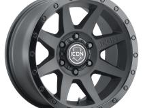 Rebound 18 X 9 / 5 X 5 -12MM Offset 4.5 Inch Back Space Double Black, ICON Alloys