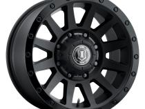 Compression HD 18 X 9 / 8 X 170 6MM Offset 5.25 Inch Backspace Double Black, ICON Alloys
