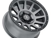 Compression 18 X 9 / 6 X 5.5 25MM Offset 6 Inch Back Space Titanium, ICON Alloys