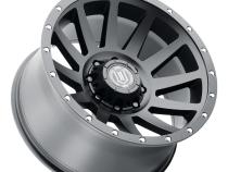 Compression 20 X 10 / 8 X 180 -19MM Offset 4.75 Inch Backspace Satin Black, ICON Alloys