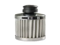 Chrome Valve Cover Breather Push On Style Fits Valve Covers with a 1.22 Inch O.D. Hole Mr Gasket