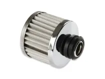 Chrome Valve Cover Breather Push On Style Fits Valve Covers with a 1.22 Inch O.D. Hole Mr Gasket