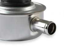 Valve Cover Breather with Logo Push-on style with breather tube chrome Mr Gasket