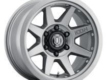 Rebound Pro 17 X 8.5 / 5 X 5.5 0MM Offset 4.75 Inch Back Space 108MM Hub Bore Titanium, ICON Alloys