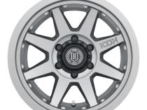 Rebound Pro 17 X 8.5 / 5 X 5.5 0MM Offset 4.75 Inch Back Space 108MM Hub Bore Titanium, ICON Alloys