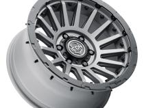 Rebound Pro 18 X 9 / 8 X 170 6MM Offset 5.25 Inch Backspace Charcoal W/ Black Ring, ICON Alloys