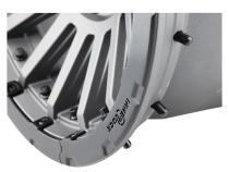 Rebound Pro 18 X 9 / 8 X 170 6MM Offset 5.25 Inch Backspace Charcoal W/ Black Ring, ICON Alloys